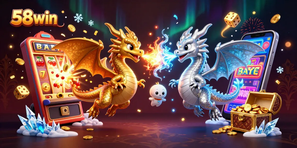 Experience excitement with 58win’s dynamic casino scene featuring dragons and jackpots.