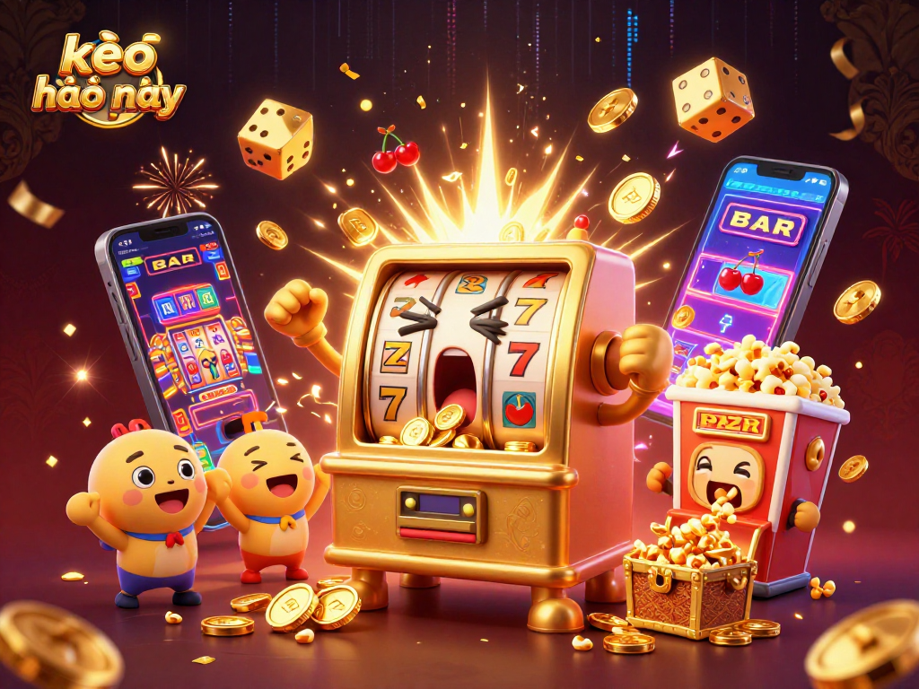 Experience kèo nhà cái hôm nay with dynamic slot machines and exciting casino elements in 3D.