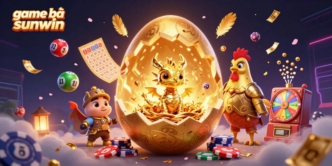 Experience the thrilling game bài sunwin with exciting visuals of a golden dragon and poker chips.