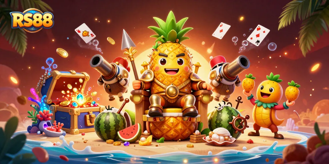 Experience thrilling gameplay at RS88 with vibrant casino characters and rich treasure elements.