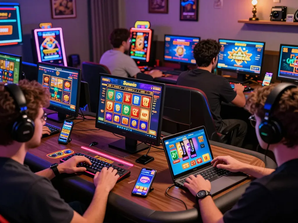 Players enjoying a competitive experience on the Sun Win gaming platform with vibrant graphics and dynamic atmosphere.