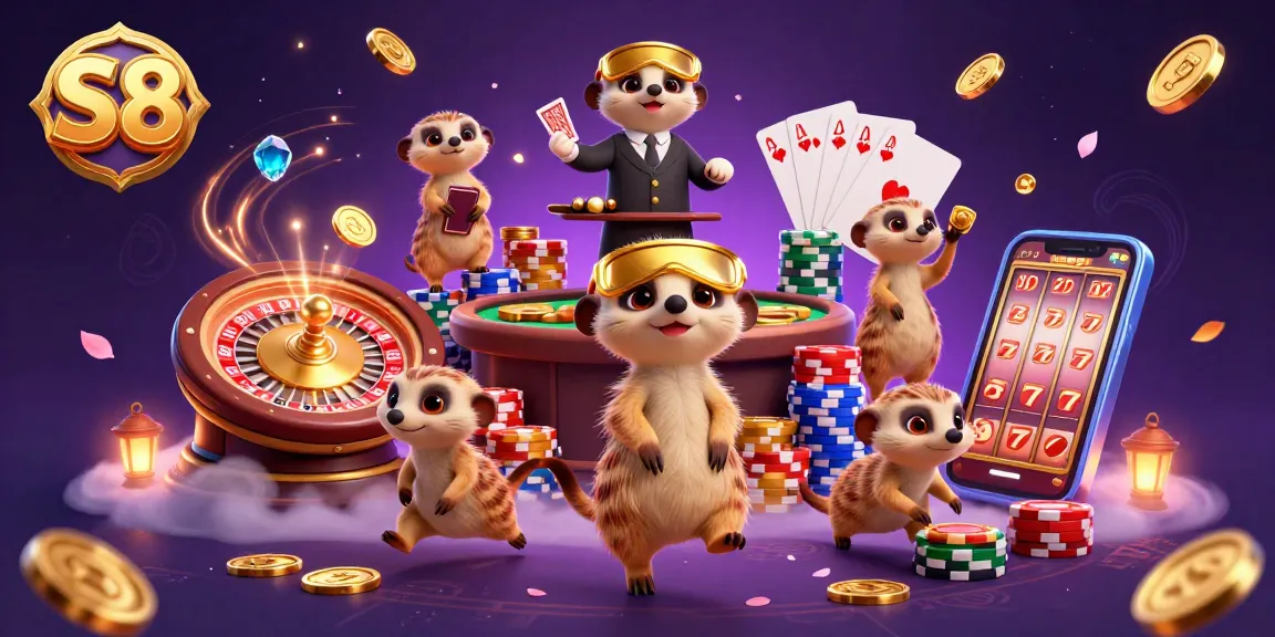Engage with the exciting casino world of S8 featuring meerkats in a high-energy environment.