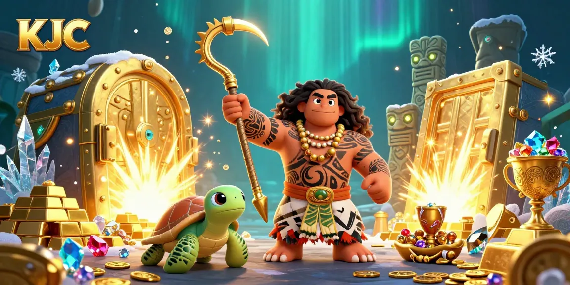 Engage in exciting gameplay at KJC with vibrant treasures, demigods, and dazzling gems!