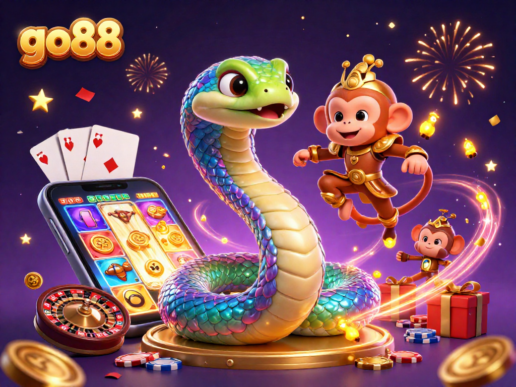Spin to win with go88's exciting casino adventure featuring a colorful tapestry of games!