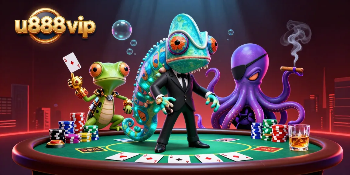 Engage in thrilling gameplay with u888 vip featuring colorful poker elements and dynamic characters!