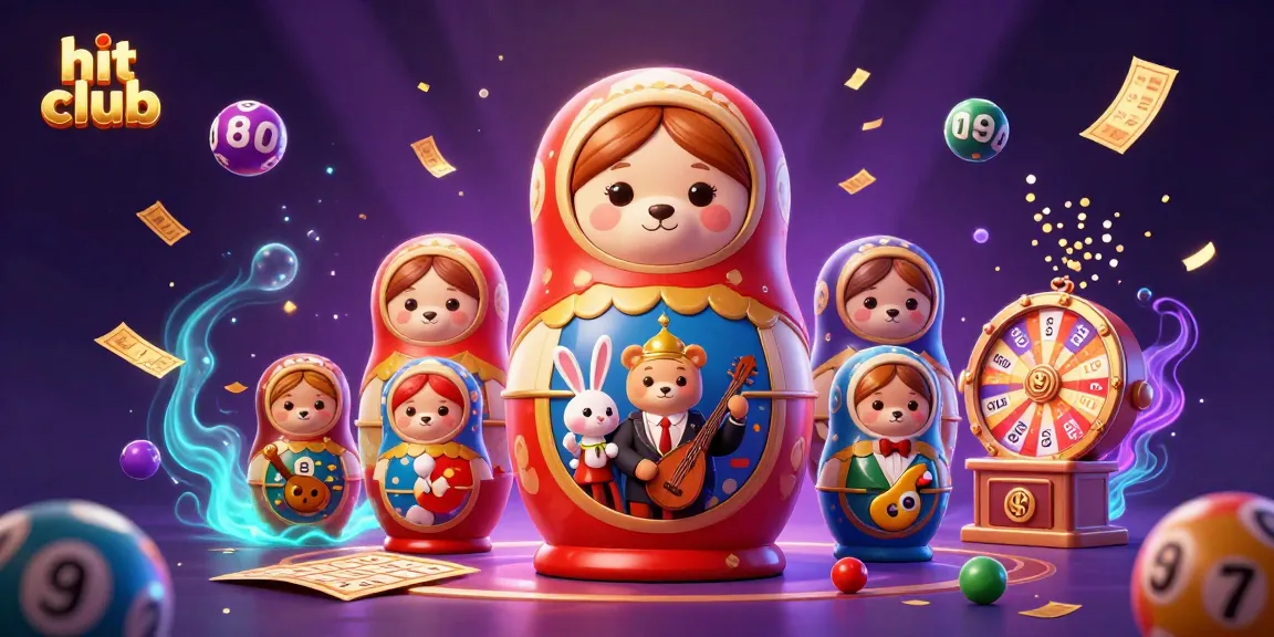 Play and win at hit club with vibrant lottery scenes and engaging 3D casino characters.