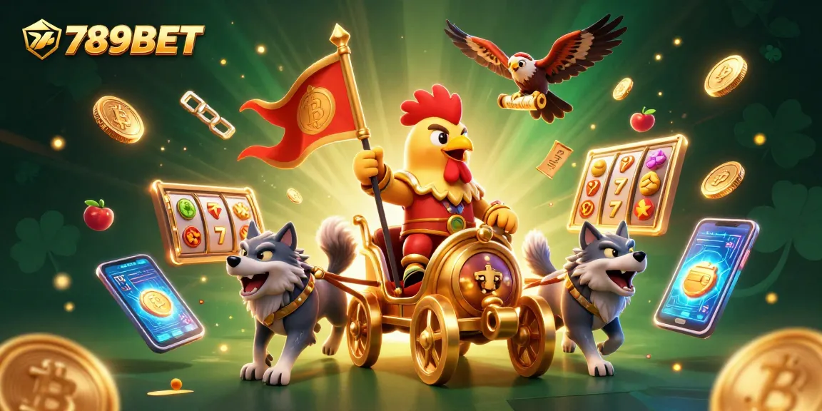 Engage in thrilling gameplay at 789BET with a casino adventure featuring a warlord, wolves, and crypto elements!