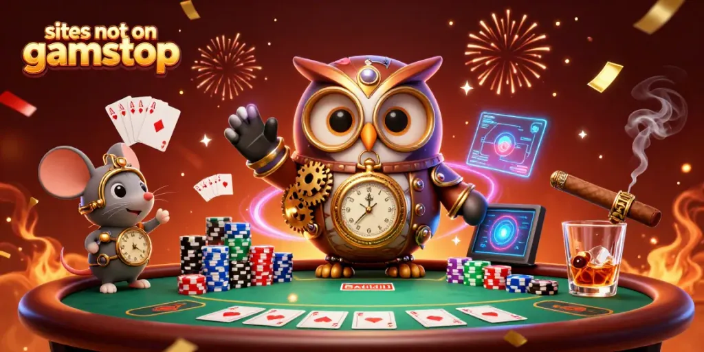 Experience exciting gameplay at sites not on gamstop with vibrant casino visuals and dynamic characters.